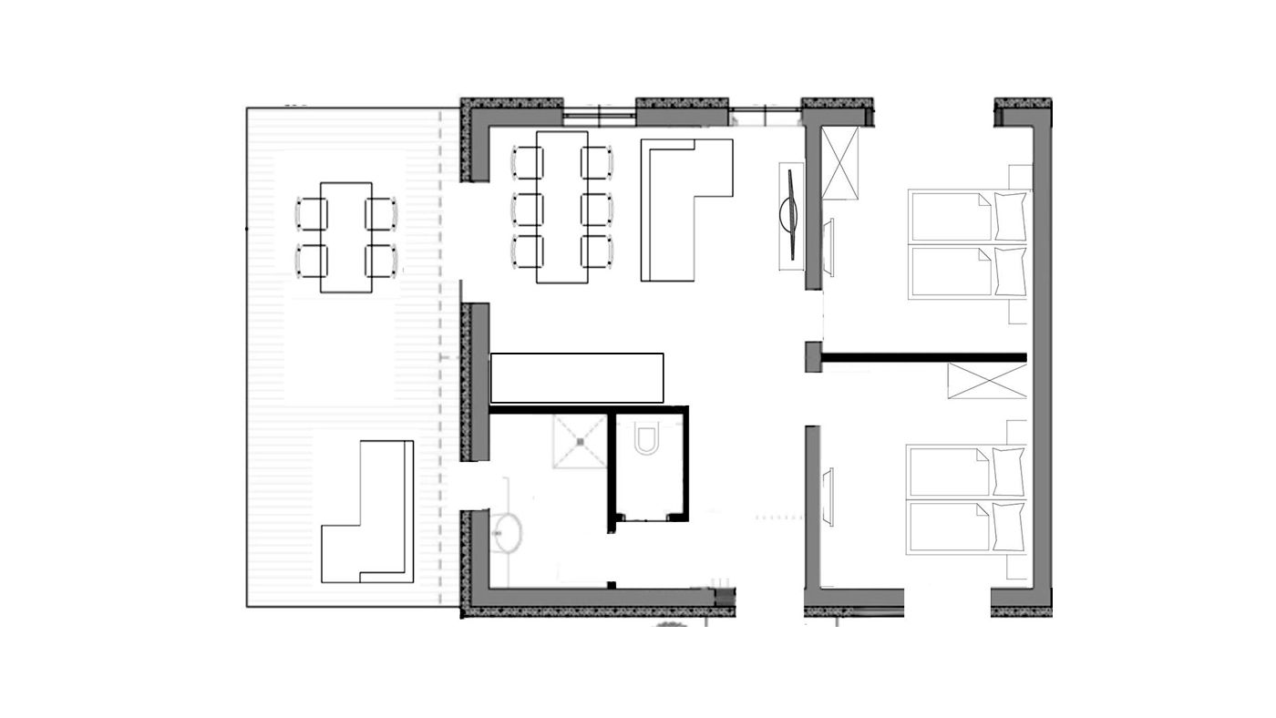 Grundriss-Ferienhaus